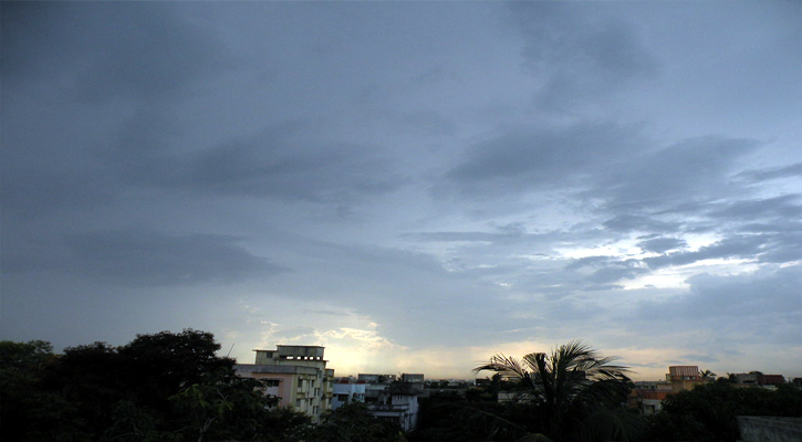 অস্থায়ীভাবে মেঘলা থাকতে পারে আকাশ